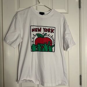 White keith haring  T-Shirt